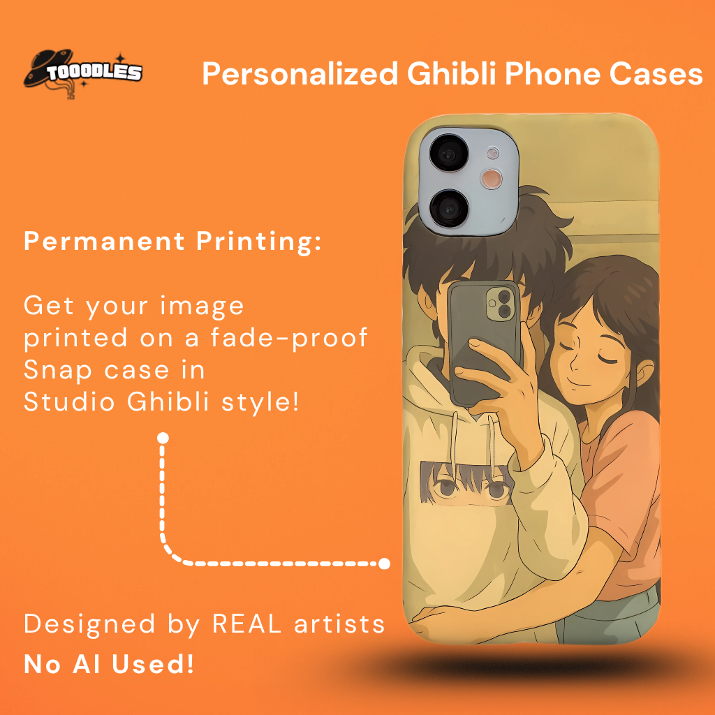 Customized Ghibli-Style Mobile Phone Case