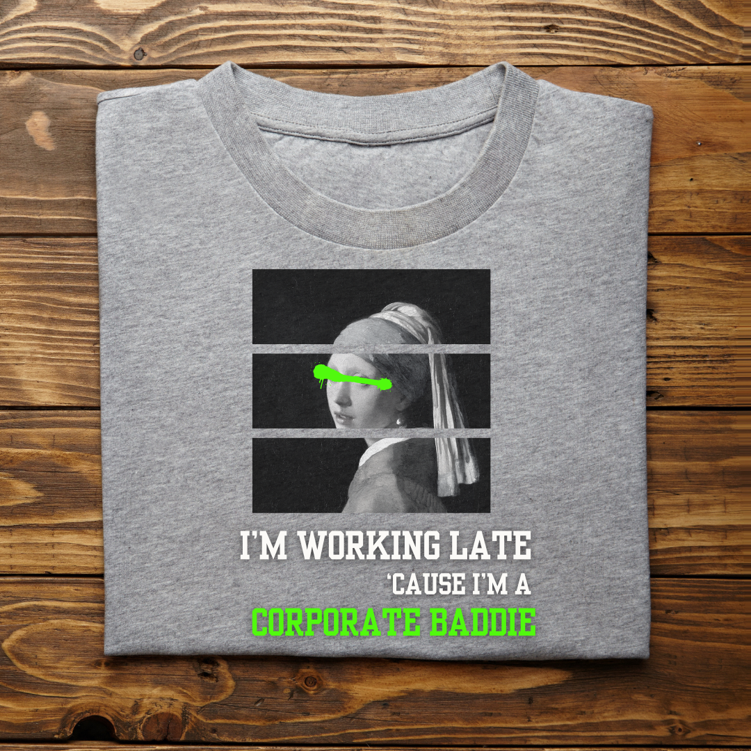 "I'm working late" Oversized Unisex T-Shirt